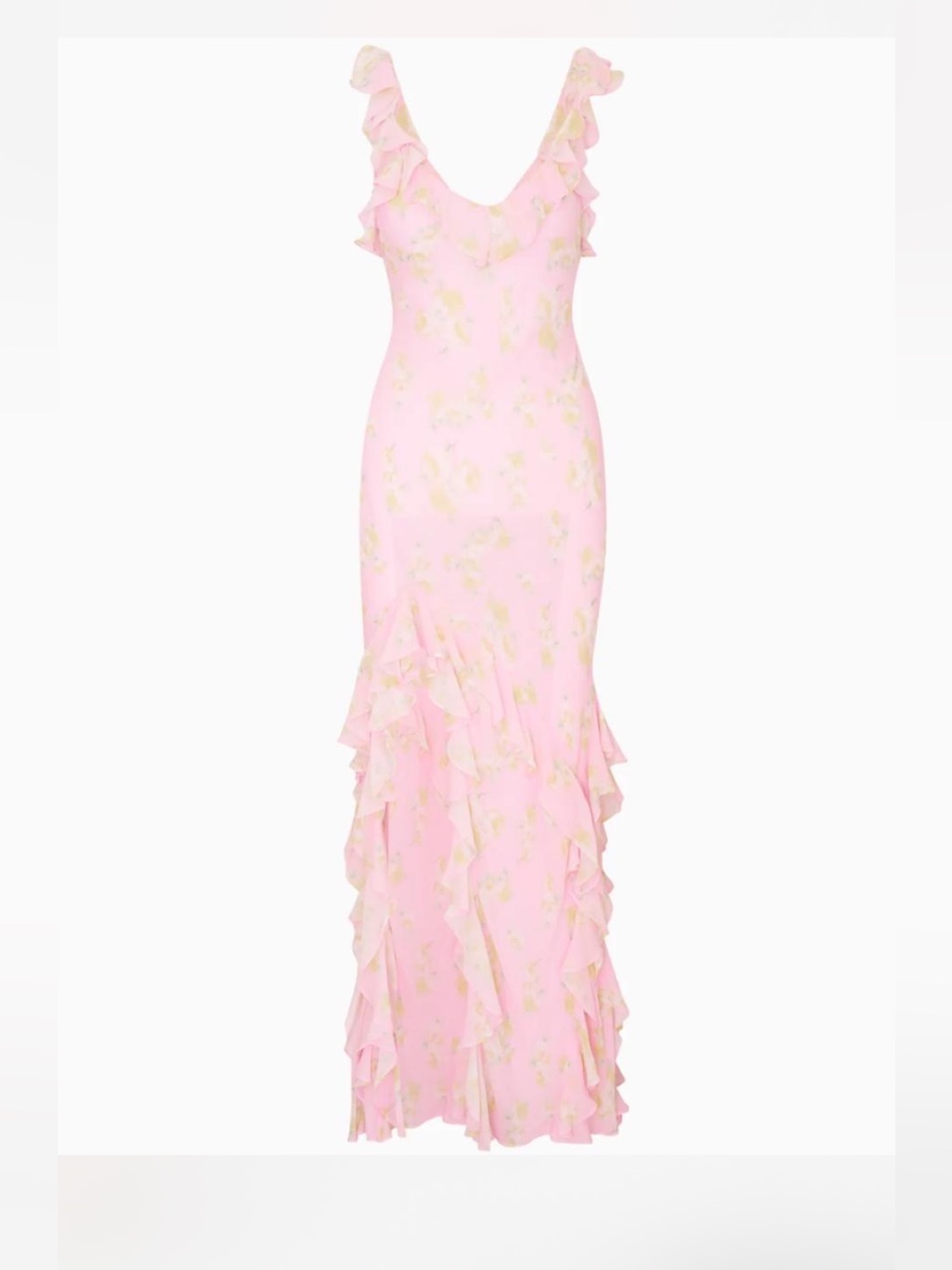 Love Shack Fancy Roseline Maxi Dress In Wisteria Sun Pink